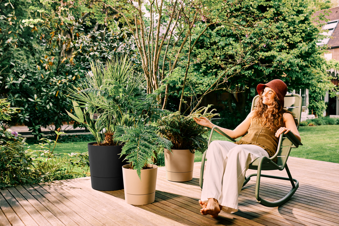 foss rond 30cm beige champignon